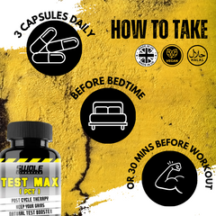 SWOLE Lifestyle TEST MAX Testosterone Booster