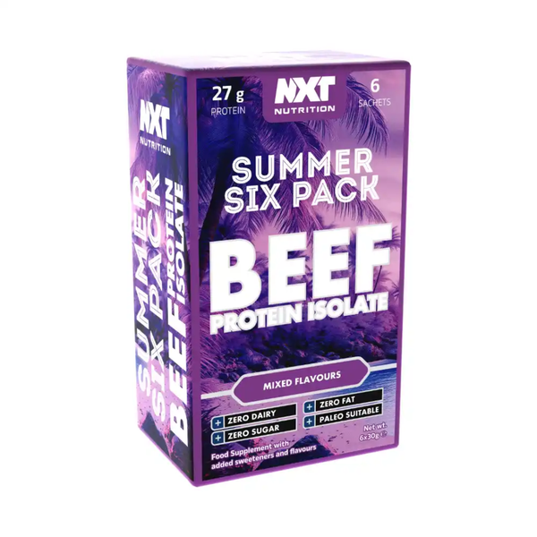nxt nutrition nxt beef summer six pack mixed flavours