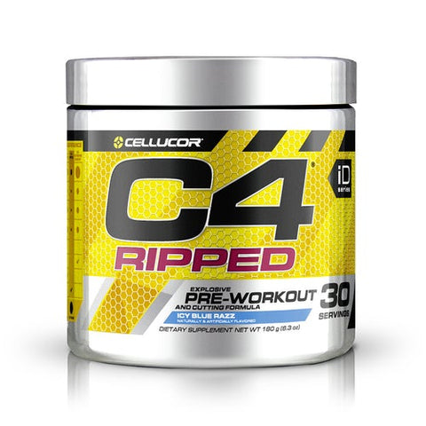 Cellucor C4 Ripped - 30 Servings - Icy Blue Razz
