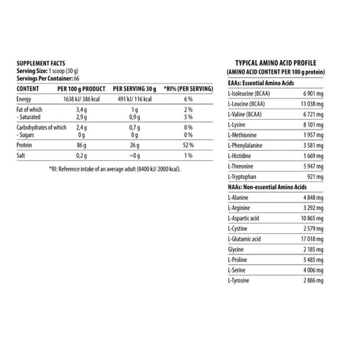 Dorian Yates Shadow Whey Isolate 2kg Powder