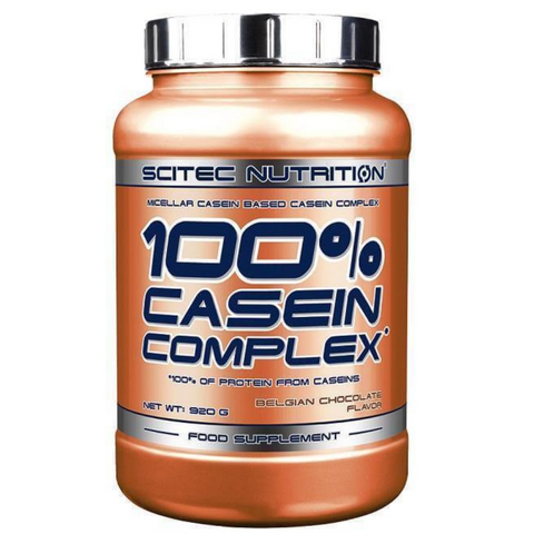 Scitec Nutrition 100% Casein Complex 920g Belgian Chocolate - Gymsupplements.co.uk