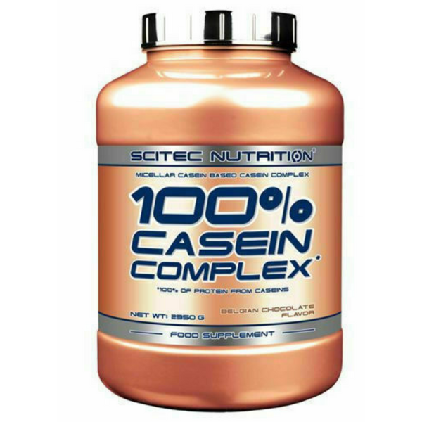 Scitec Nutrition 100% Casein Complex 2350g Belgian Chocolate - Gymsupplements.co.uk
