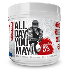 Rich Piana 5% Nutrition All Day You May Legendary Series Blueberry Lemonade 450g - Gymsupplements.co.uk