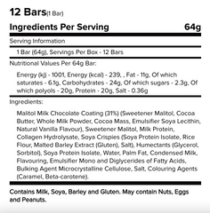 Warrior Crunch Bars 12x64g