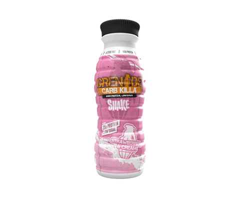 CARB KILLA® PROTEIN SHAKE - STRAWBERRIES AND CREAM - 330ml - Gymsupplements.co.uk