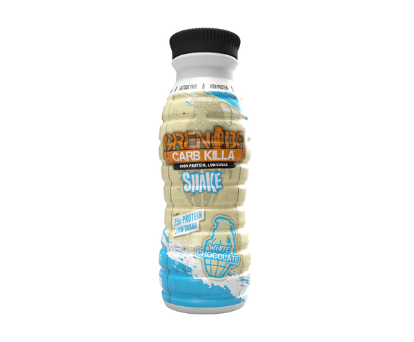 CARB KILLA® PROTEIN SHAKE - WHITE CHOCOLATE - 330ml - Gymsupplements.co.uk