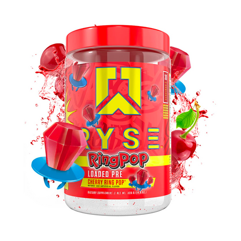 RYSE Loaded Pre-Workout 420g Ring Pop Cherry