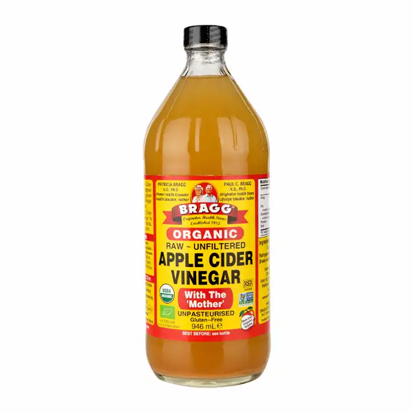 Bragg Organic Apple Cider Vinegar with The Mother - Supplements-Direct.co.uk