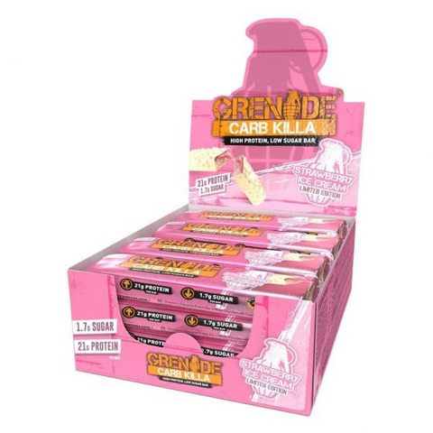 Grenade Carb Killa Low Sugar Protein Bar (12 x 60g Bars) 13 Flavours - GymSupplements.co.uk