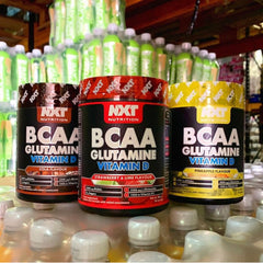 NXT Nutrition BCAA, Glutamine Vit D (360g) 30 Servings - Gymsupplements.co.uk