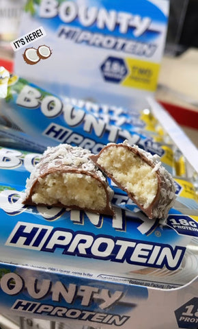 BOUNTY Hi-PROTEIN BAR BOX (12 Bars) - Gymsupplements.co.uk