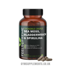 Feel Supreme Seamoss with Bladderwrack and Spirulina | Detox Blend 90 Veg Caps