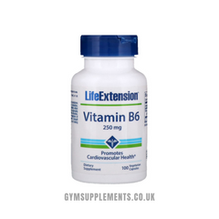 Life Extension Vitamin B6 250mg - 100 Vcaps (EXP 04/21)
