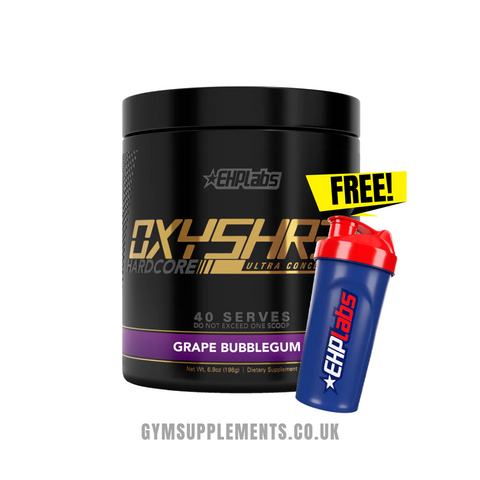 EHP Labs Oxyshred Hardcore Thermogenic Fat Burner + FREE SHAKER