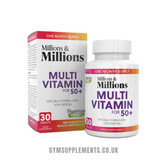 Millions & Millions A-Z Multivitamin For 50+ EXP 11/24
