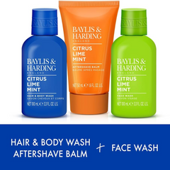 Baylis & Harding Citrus, Lime & Mint Men’s Refreshing Sport Essentials Trio Gift Set