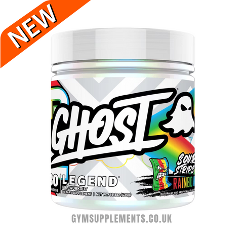 GHOST Legend Pre Workout - SOUR STRIPS® RAINBOW by GHOST at the gym supplements