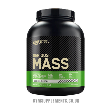 Optimum Nutrition Serious Mass Protein Powder 2.72kg cookies cream