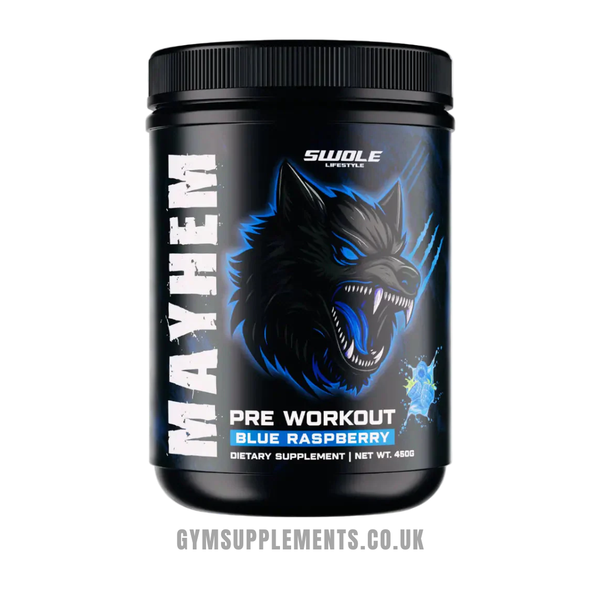 SWOLE-Lifestyle-MAYHEM-Pre-Workout-450g-Blue-Raspberry