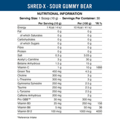 Applied Nutrition Shred-X Thermogenic Powder 300g