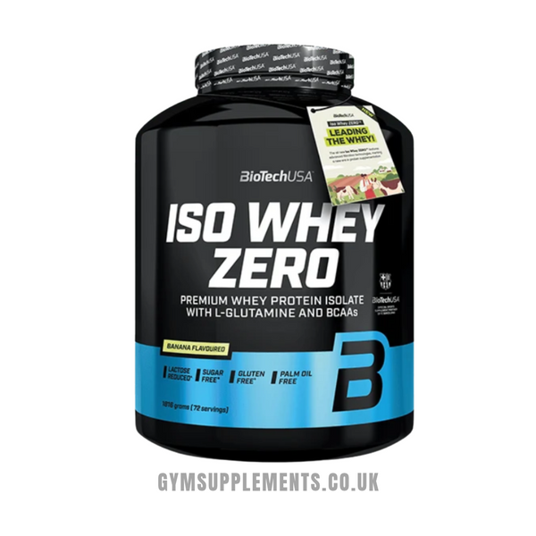 biotech iso whey zero 1816g banana flavour