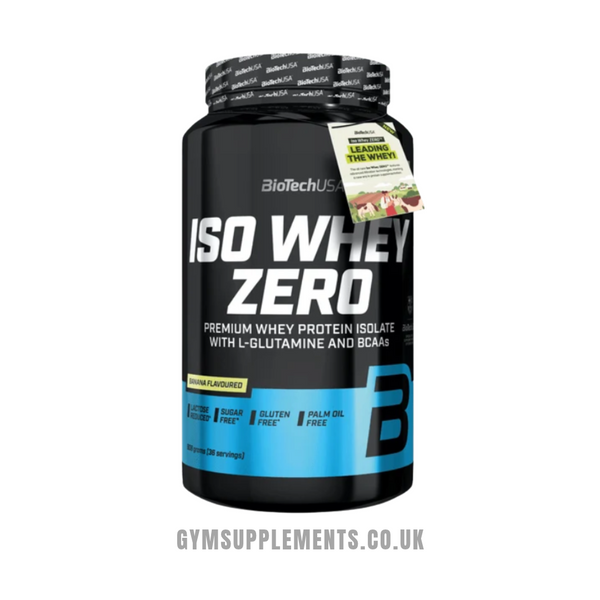 biotech iso whey zero 908g banana