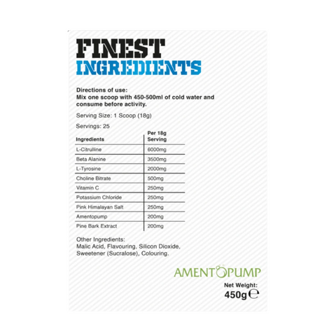 Gas Mark 10 Pitbull Pump 450g - Stim Free Pre Workout