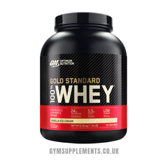 optimum nutrition gold standard whey protein vanilla ice cream 2kg