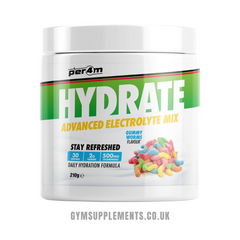 PER4M Hydrate Advanced Electrolyte Mix in Gummy Worms Flavour, 30 servings tub
