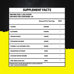 Swole Lifestyle HYDR8 Hydration Electrolytes 150g + FREE Creatine