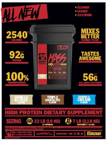 Mutant Mass Xxxtreme 2500 9.07kg