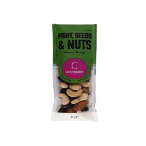 Cranberry- Fruit & Nut Snack Mixes - Fruit, Seeds & Nuts - Gymsupplements.co.uk