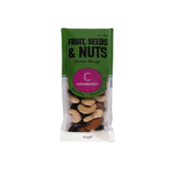 Cranberry- Fruit & Nut Snack Mixes - Fruit, Seeds & Nuts - Gymsupplements.co.uk