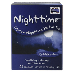 NOW Foods Nighttime Tea - Herbal Tea, - GymSupplements.co.uk