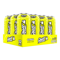 GHOST Energy Drink - Zero Sugar - Citrus 12 x 500ml - Gymsupplements.co.uk
