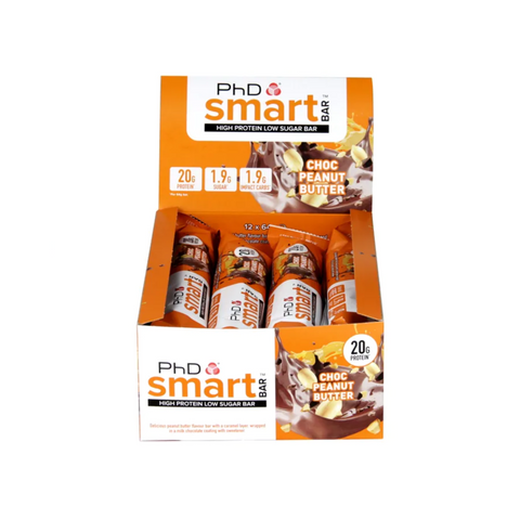PhD Smart Bar Chocolate Peanut Butter 12 x 64g