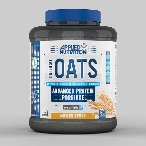 Applied Nutrition Critical Oats 3kg 50 Servings Golden Syrup - Gymsupplements.co.uk