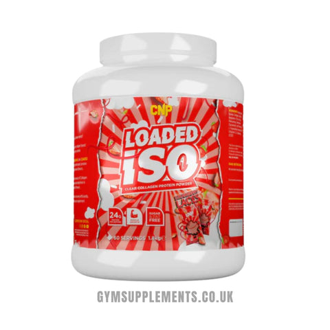 cnp Loaded Iso Strawberry Laces, Strawberry Laces flavour, Isolate protein, low fat protein, juice protein, juice whey