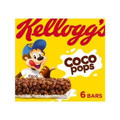 Kellogg's Coco Pops Breakfast Cereal & Milk Bars 6x20g