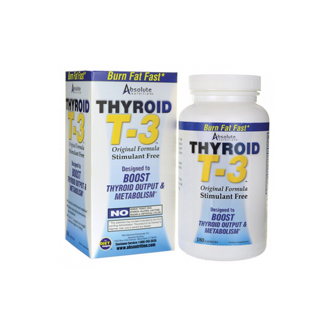 Absolute Nutrition- Thyroid T3 - 180Caps