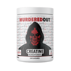 Murdered Out Creatine Monohydrate Unflavoured powder EXP Feb 25