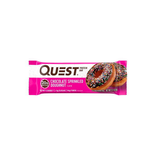 Quest Protein Bar Oatmeal Chocolate Sprinkled Doughnut 60g