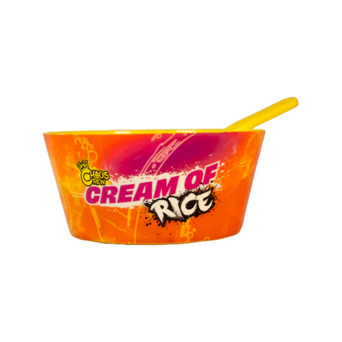 Chaos Crew Cream of Rice Bowl & Spoon