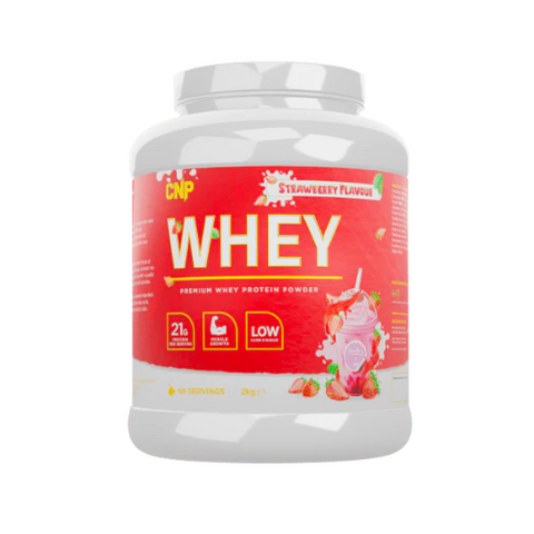 CNP Whey Protein Powder 2kg (66 Servings) Strawberry