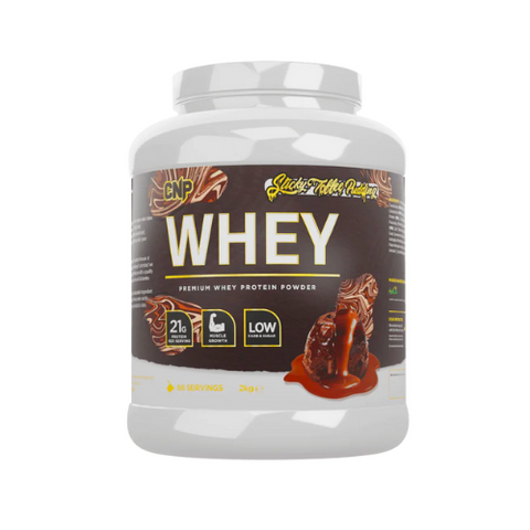 CNP Whey Protein Powder 2kg (66 Servings) Sticky Toffee Pudding