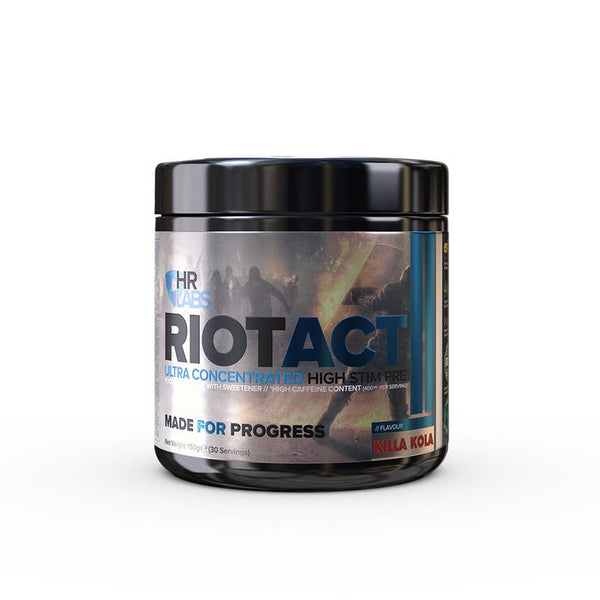 HR Labs Riot Act 150g (pre-workout) KILLA COLA FLAVOUR - GymSupplements.co.uk