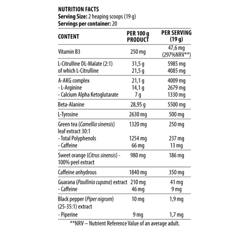 Dorian Yates Blood and Guts Pre Workout