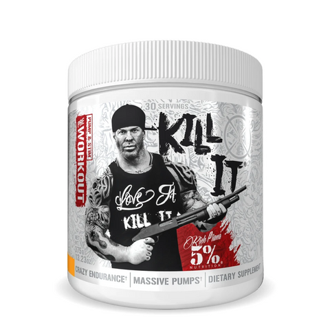 Rich Piana 5% Nutrition Kill It Pre-Workout: LEGENDARY Series - 375g - FRUIT PUNCH - Gymsupplements.co.uk