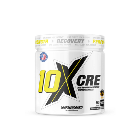10X Athletic CRE Micronised Creatine Monohydrate Unflavoured powder - Gymsupplements.co.uk