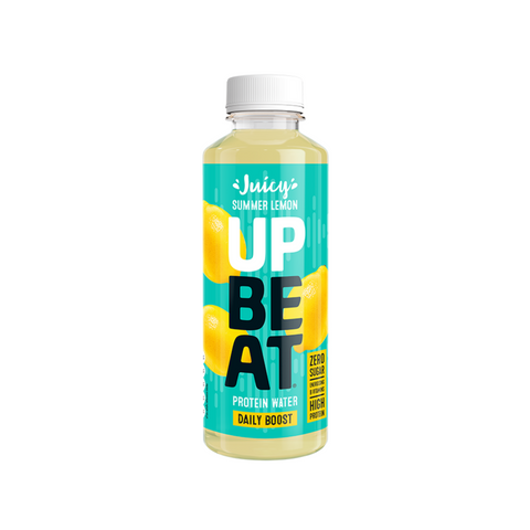 Upbeat Juicy Protein Water Daily Boost Summer Lemon 12x500ml - Gymsupplements.co.uk